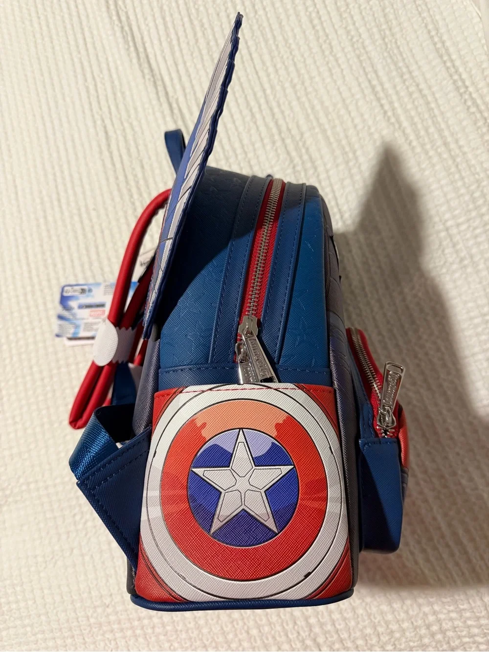 Loungefly Marvel Captain America Brave New World Mini Backpack NWT Wings
